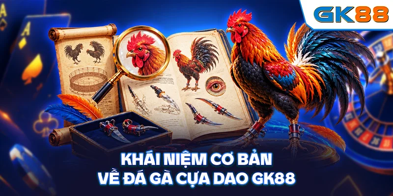 Khái niệm cơ bản về đá gà cựa dao GK88